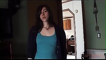 Stepmother'S Surprise From Young Couple In The Form Of Small Boobs And Tight Ass